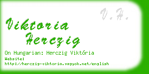 viktoria herczig business card